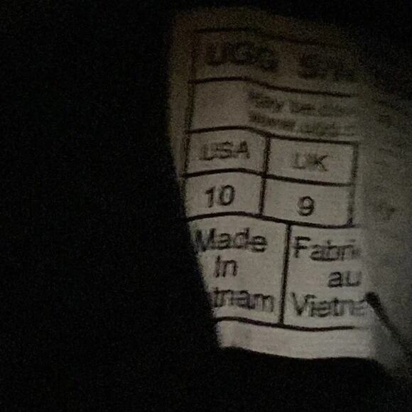 UGG Kids Toddler Girls Fluff Yeah Black Sandals Slide Size 10 - Picture 6 of 6